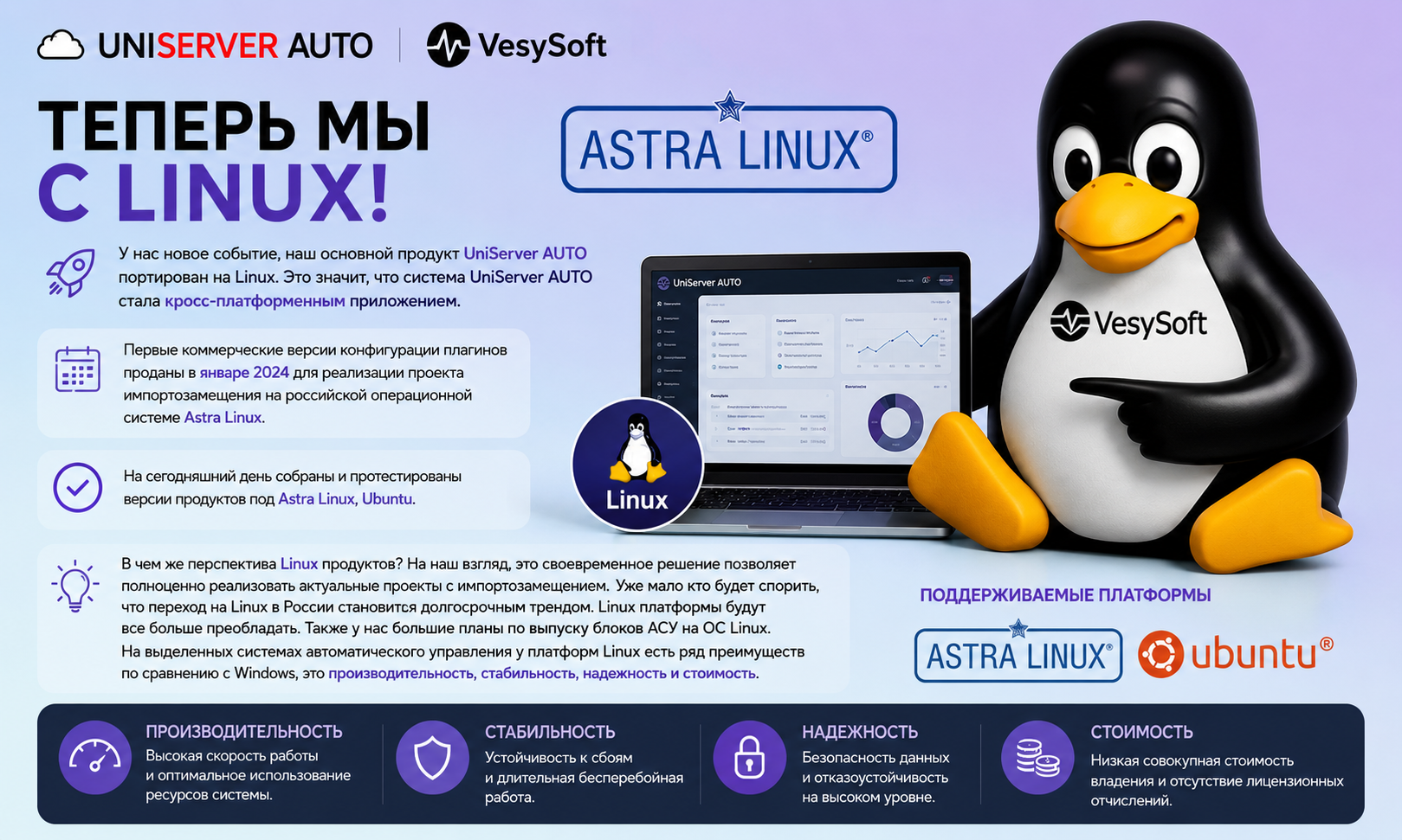 Теперь Мы с Linux!